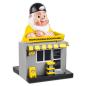 Preview: Borussia Dortmund BVB Gartenzwerg Kiosk Borussen Büdchen 22,5 cm